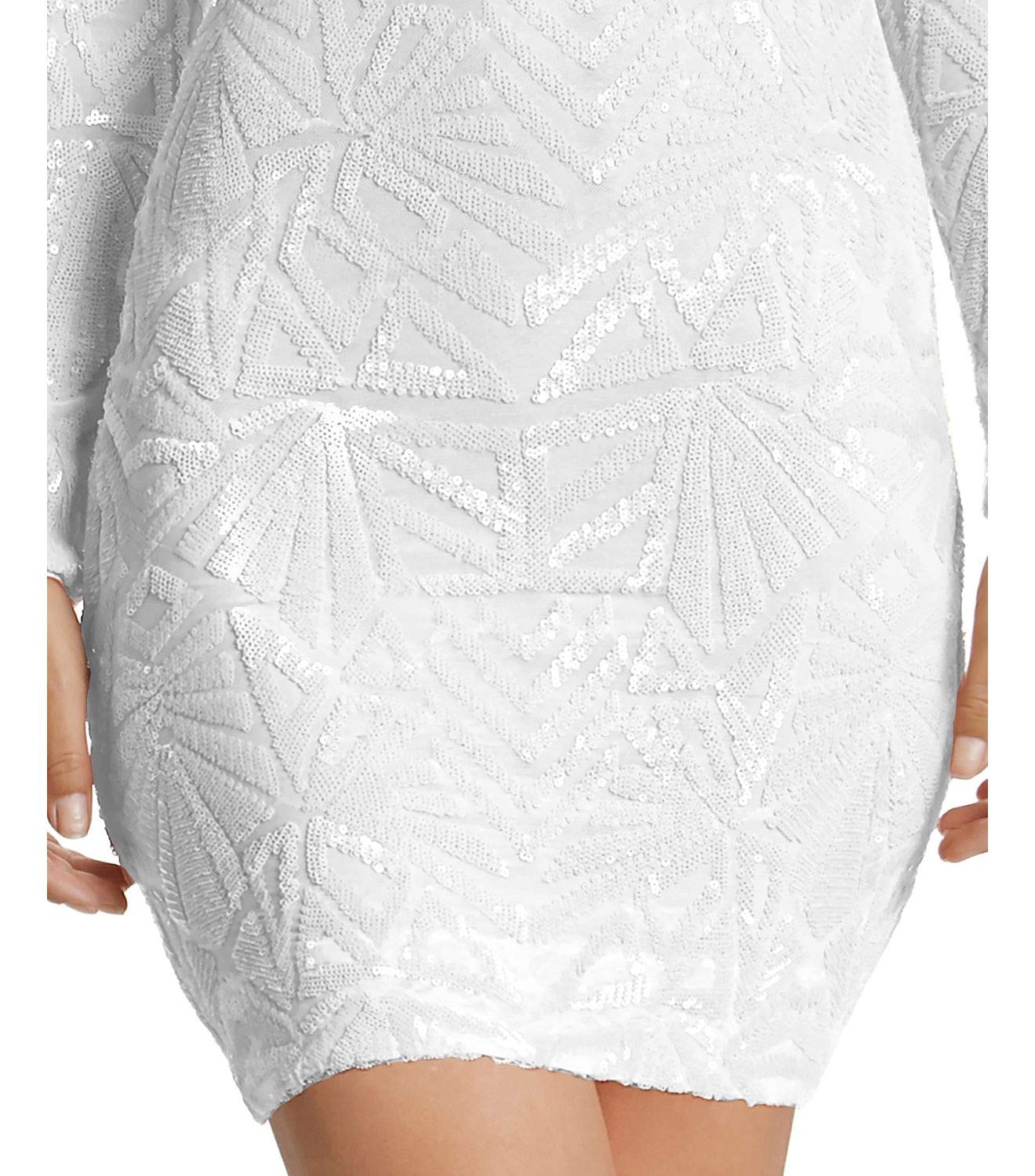 Dress the Population Women's Lola Long Sleeve Sequin Dress - Image 3