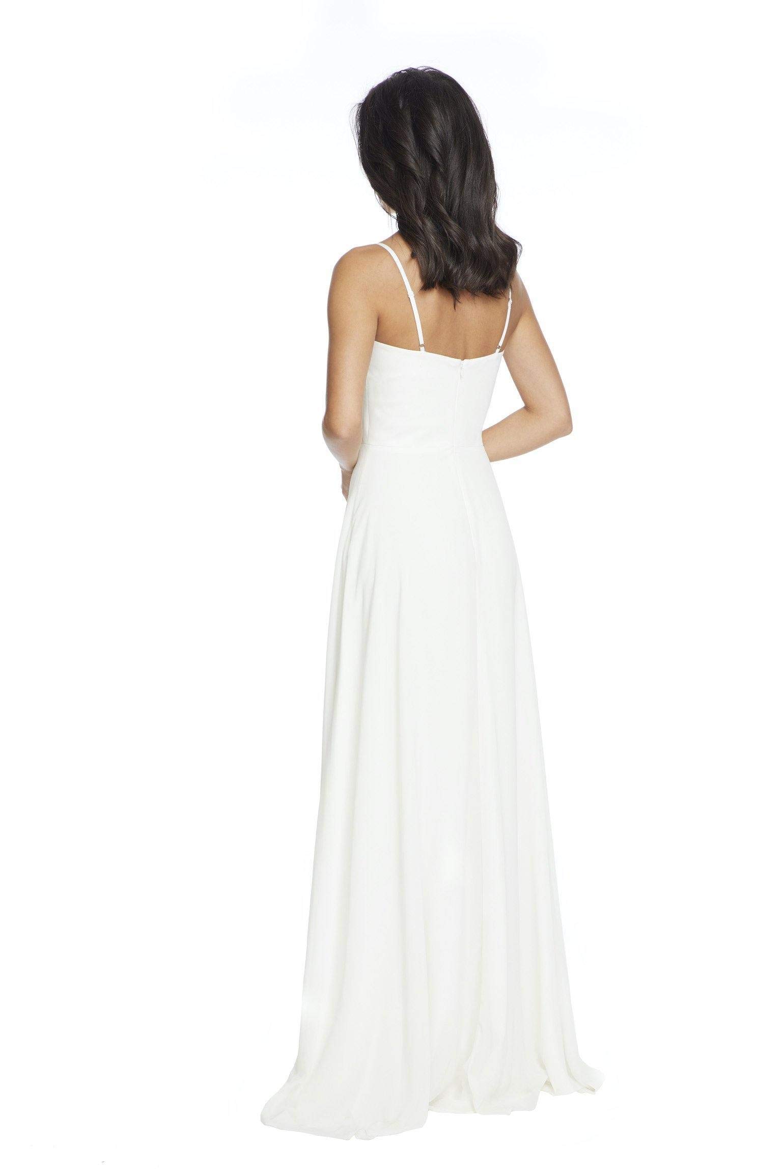 Dress the Population womens Cambria Tie Bodice Evening Dress - Image 3